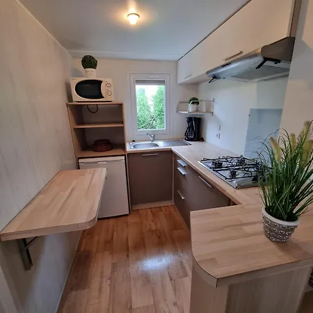 Дом отдыха Luxueuze Stacaravan 4pers Met Terras En Tuintje